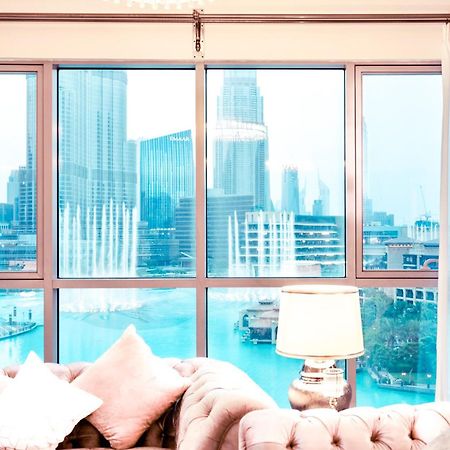 Elite Royal Apartment - Full Burj Khalifa & Fountain View - Premier - 2 Bedrooms & 1 Open Bedroom Without Partition Dubai Luaran gambar