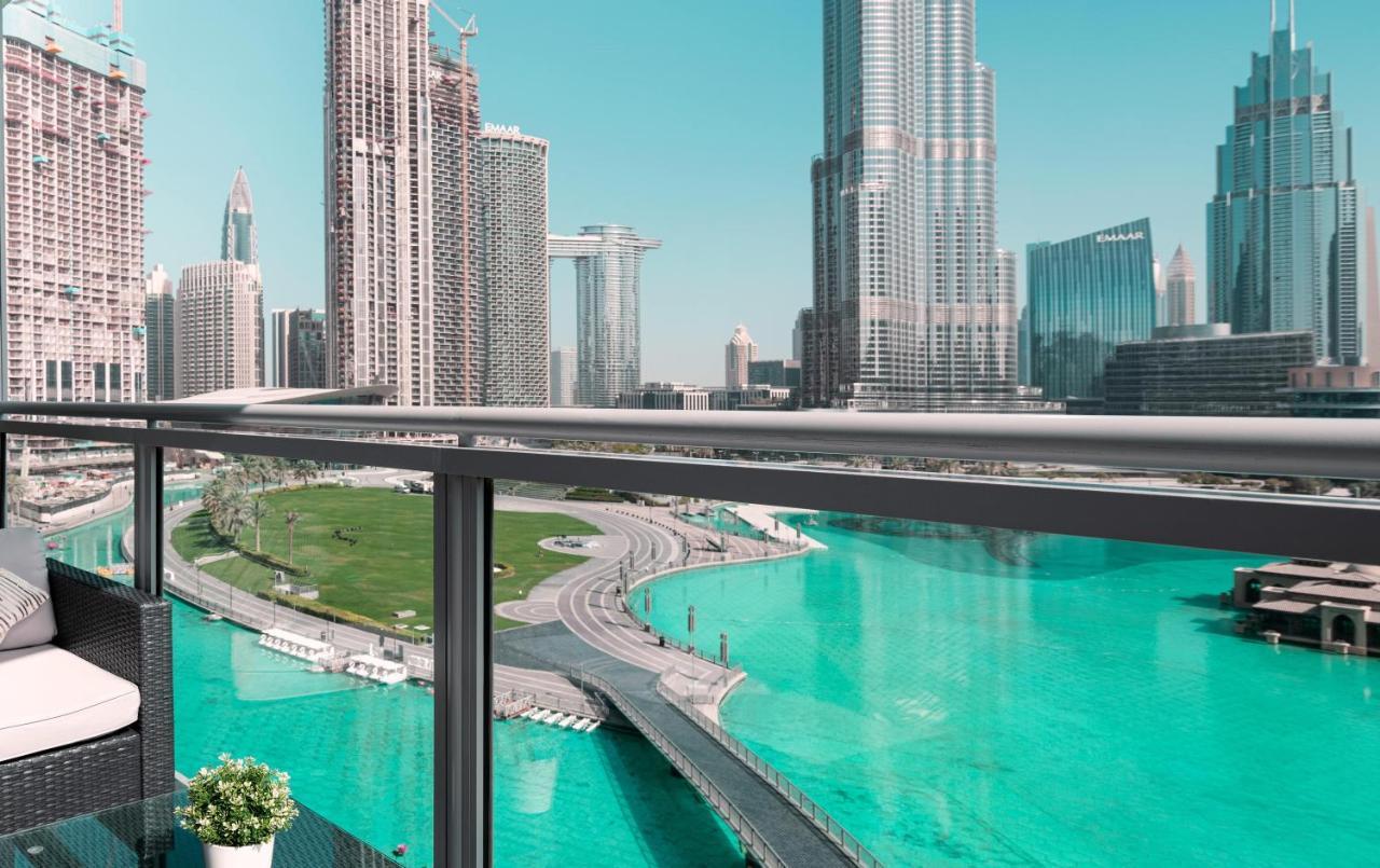 Elite Royal Apartment - Full Burj Khalifa & Fountain View - Premier - 2 Bedrooms & 1 Open Bedroom Without Partition Dubai Luaran gambar