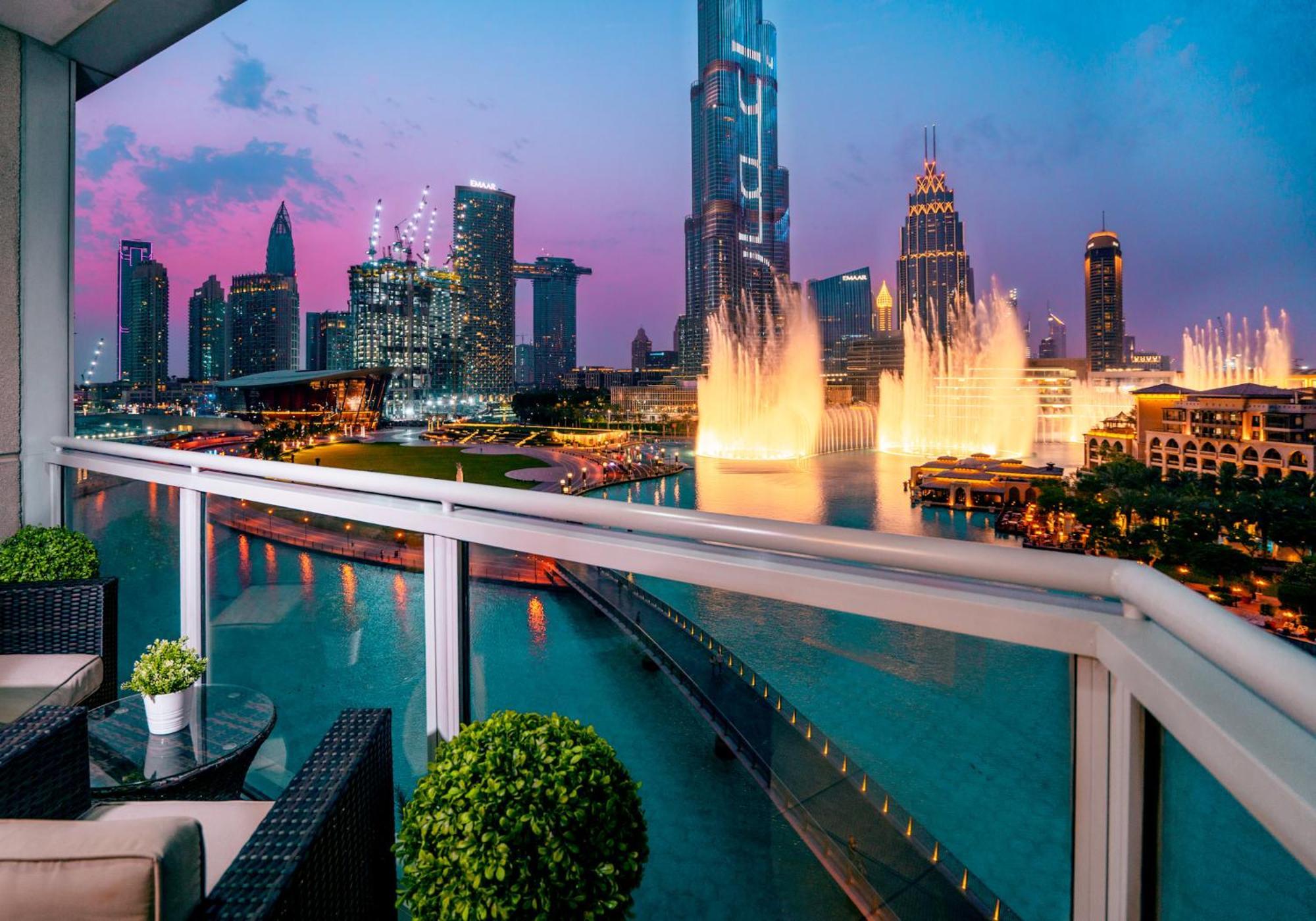 Elite Royal Apartment - Full Burj Khalifa & Fountain View - Premier - 2 Bedrooms & 1 Open Bedroom Without Partition Dubai Luaran gambar