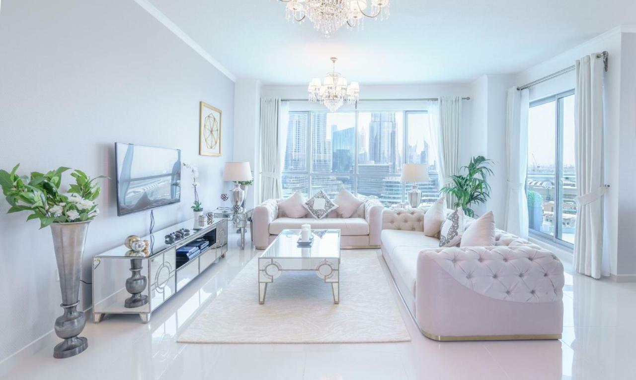 Elite Royal Apartment - Full Burj Khalifa & Fountain View - Premier - 2 Bedrooms & 1 Open Bedroom Without Partition Dubai Luaran gambar